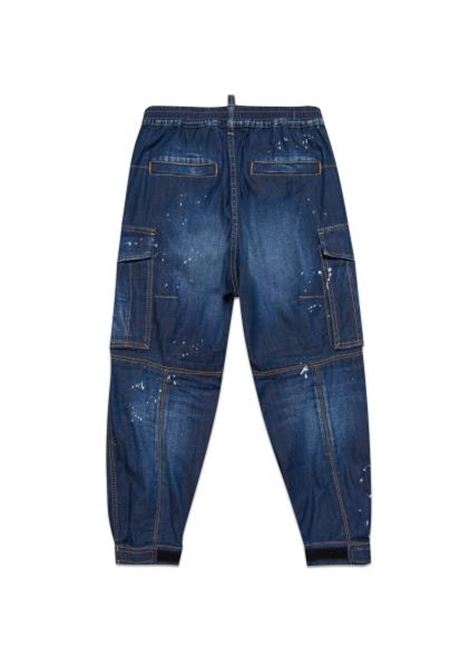 Wide leg jeans DSQUARED2 JUNIOR | DQ1924 D0A63DQ01